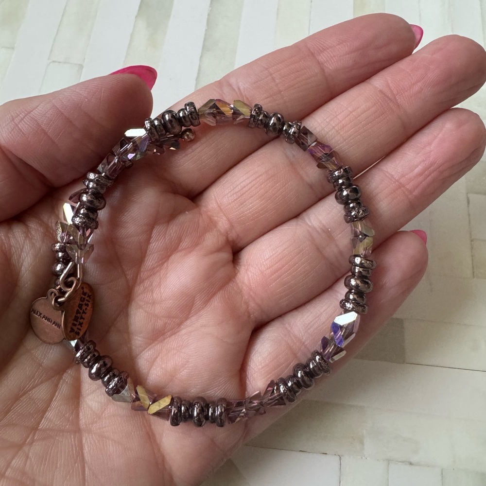 Alex and Ani Purple Bracelet